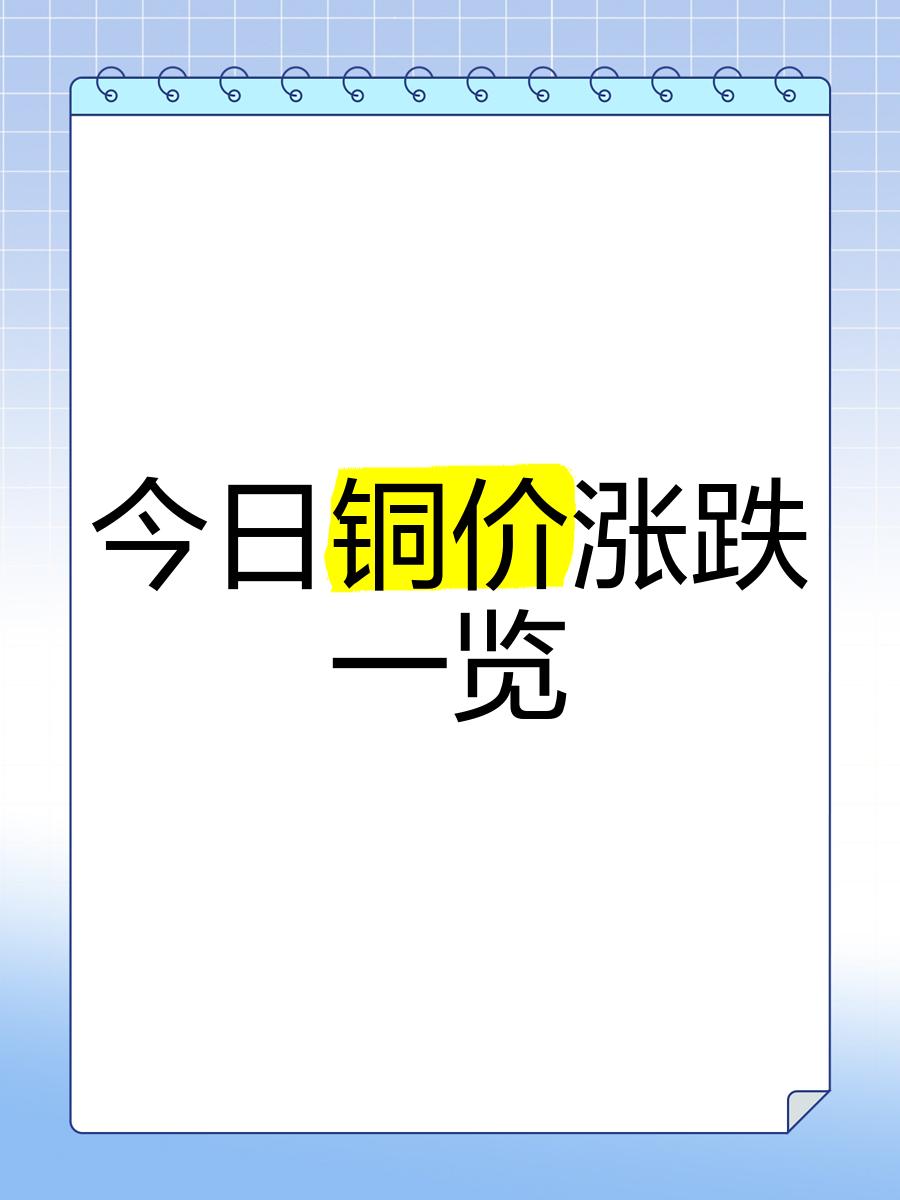 铜期货行情(铜期货行情分析) 铜期货行情(铜期货行情分析)
